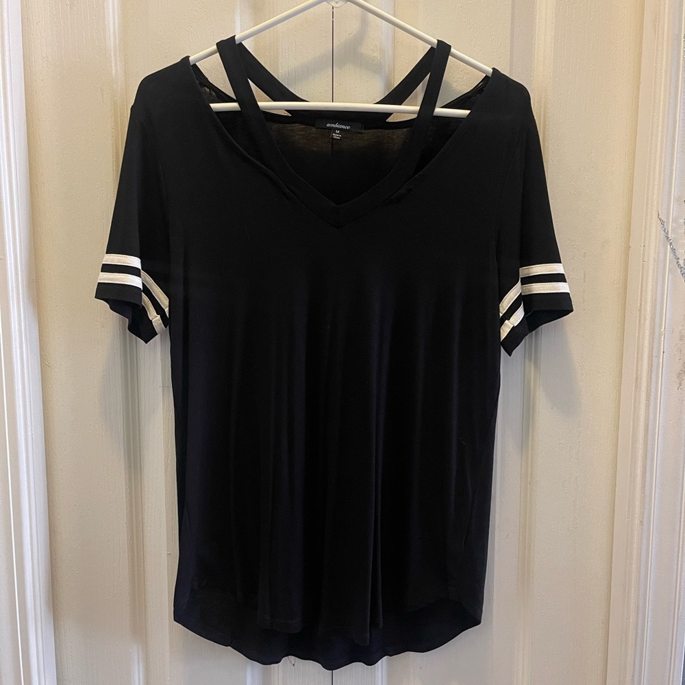 Ambiance NWOT black top Size Jr Medium